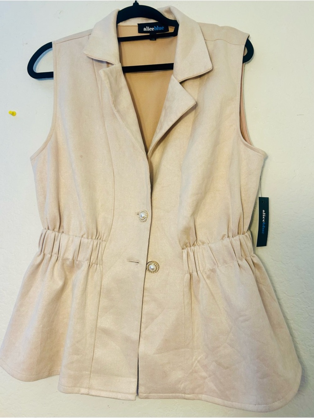 ALICEBLUE PEPLUM VEST